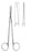 Miltex MeisterHand Dissecting Scissors Metzenbaum 7 Inch Length Surgical Grade Stainless Steel NonSterile Finger Ring Handle Straight Blunt/Blunt - H5-181