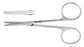 Miltex MeisterHand Strabismus Scissors 4 Inch Length Surgical Grade Stainless Steel NonSterile Finger Ring Handle Straight Blunt/Blunt - H5-312