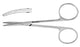 Miltex MeisterHand Strabismus Scissors 4 Inch Length Surgical Grade Stainless Steel NonSterile Finger Ring Handle Curved Blunt/Blunt - H5-314