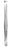 Miltex MeisterHand Tissue Forceps 6 Inch Surgical Grade Stainless Steel (German) NonSterile NonLocking Thumb Handle Straight 1 X 2 Teeth - H6-46