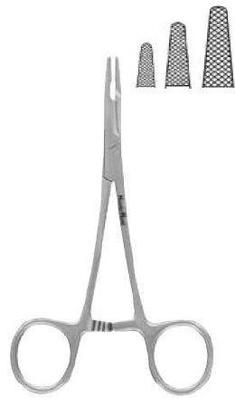 MeisterHand - Needle Holder 7-1/4 Inch Length Serrated Jaws Finger Ring Handle - MH8-17