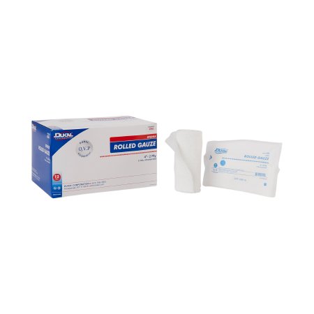 Dukal - Fluff Bandage Roll Cotton 2-Ply 4 Inch X 5 Yard Roll Shape Sterile - 454