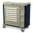 Standard Line - Medication Cart Aluminum / Steel 43 X 45.75 X 23.5 Inch Beige 27.5 X 17 Inch Left Side, 6.625 X 17 Inch Right Side - SL28BIN5