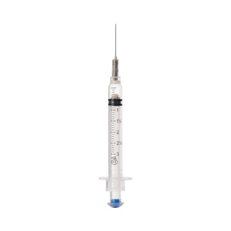 VanishPoint - Syringe with Hypodermic Needle 3 mL 23 Gauge 1-1/2 Inch Regular Wall Retractable Safety Needle - 10321
