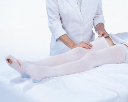 Carolon Company CAP Anti-embolism Stockings Thigh High Small / Short Open Toe - 610
