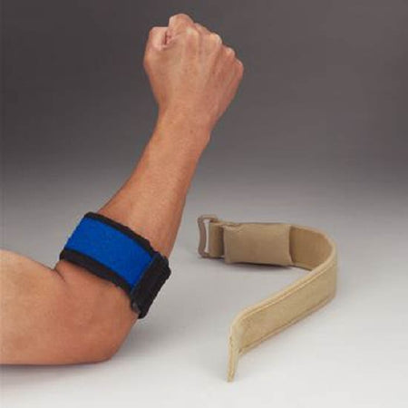 Patterson Medical Supply Rolyan Elbow Strap Hook and Loop Closure Tennis Left or Right Elbow - A823100