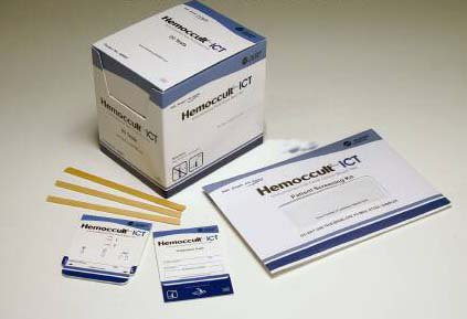 Hemocue Hemoccult ICT 3-Day Patient Sample Collection and Screening Kit Colorectal Cancer Screening Fecal Occult Blood Test (iFOB or FIT) Stool Sample CLIA Waived 40 Patient Kits - 395066A