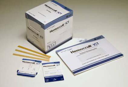 Hemoccult ICT 3-Day - Patient Sample Collection and Screening Kit Colorectal Cancer Screening Fecal Occult Blood Test (iFOB or FIT) Stool Sample 40 Patient Kits - 395066A