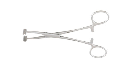Miltex Miltex Hemostatic Forceps Pratt 6 Inch OR Grade Stainless Steel (German) NonSterile Ratchet Lock Finger Ring Handle Straight T-Shaped Serrated Tips - 7-106