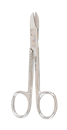 Miltex Miltex Wire Cutting Scissors 4-3/4 Inch Length OR Grade Stainless Steel (German) NonSterile Finger Ring Handle Straight Blade Blunt/Blunt - 9-120