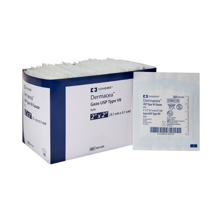 Dermacea - USP Type VII Gauze Sponge Cotton 8-Ply 2 X 2 Inch Square Sterile - 441204