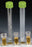 Tubes-R-Us - Test Tube Round Bottom Plain 13 X 100 mm 8 mL Green Screw Cap Polystyrene Tube - 0555832E
