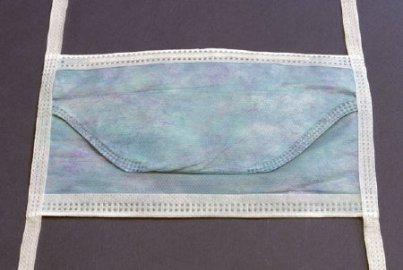 Cardinal Cardinal Health Surgical Mask Duckbill Tie Closure One Size Fits Most Blue - AT54535