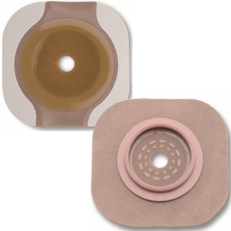 New Image FlexTend - Ostomy Barrier New Image Flextend Trim to Fit, Extended Wear Adhesive Tape 102 mm Flange Yellow Code System Up To 3-1/2 Inch Opening - 14606