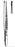 Miltex - Tissue Forceps Brown 10 Inch Length OR Grade German Stainless Steel NonSterile NonLocking Thumb Handle Straight 8 X 8 Teeth, Serrated Tip - 6-141