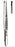 Miltex Miltex Tissue Forceps Brown 10 Inch OR Grade Stainless Steel (German) NonSterile NonLocking Thumb Handle Straight 8 X 8 Teeth, Serrated Tip - 6-141