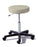 Ritter 272 Value Series - Exam Stool Backless Pneumatic Height Adjustment / Hand Operated 5 Casters Shadow Gray - 272-001-232