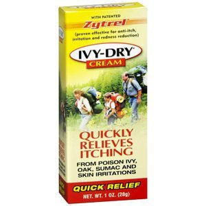 Ivy Corporation Ivy-Dry Itch Relief 10% - 2% Strength Cream 1 oz. Tube - 12126010201