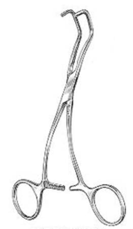 Miltex - Vascular Clamp 6-3/4 Inch Length Stainless Steel - Integra Lifesciences - 24-2961