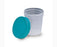 Medegen Medical Products LLC Gent-L-Kare Specimen Container Lid Standard, Turquoise For 4 Oz Specimen Container - 4656-02