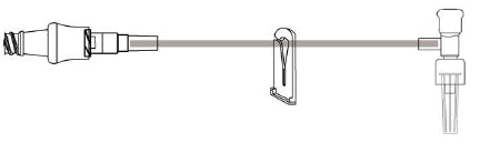 Bravo 24 - Extension Set 7 Inch Tubing 1 Port DEHP-Free - B9900-438