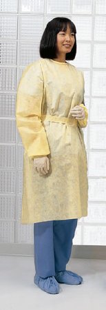 Cardinal - Protective Procedure Gown One Size Fits Most Yellow NonSterile Not Rated Disposable - 2100PG