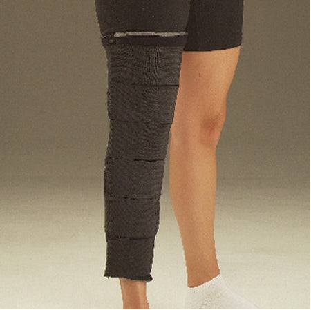 Deroyal Knee Immobilizer Cutaway One Size Fits Most Elastic Strap Closure 12 To 24 Inch Circumference 20 Inch Length Left Or Right Knee - BF7072-03