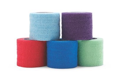 CoFlex - Cohesive Bandage 2 Inch X 5 Yard 14 lbs. Tensile Strength Self-adherent Closure Kid Design (Assorted Print) NonSterile - MDS088002KP