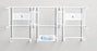 Dukal Countertips Glove Box Holder Horizontal or Vertical Mount 3-Box White 7-1/2 X 17 Inch Coated Wire - 4063