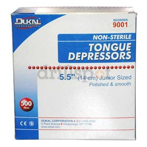 Dukal Dukal Tongue Depressor Senior 6 Inch Wood 17.5 mm Wide Blade - 9002