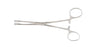 Miltex - Intestinal Forceps Williams 6-1/2 Inch Length OR Grade German Stainless Steel NonSterile Ratchet Lock Finger Ring Handle Straight Cross Serrated Fenestrated Oval Jaws - 16-56