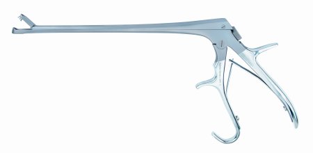 McKesson Argent - Biopsy Forceps Tischler-Burke 7-3/4 Inch Length Surgical Grade Stainless Steel NonSterile w/Lock Pistol Grip Handle with Spring Straight 1.5 X 4.5 mm Oval Bite - 43-1-1443