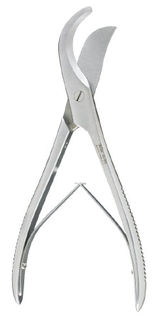 Miltex Miltex Rib Shears Stille 8-1/2 Inch Length Surgical Grade Stainless Steel NonSterile Plier Handle Straight Blade Blunt/Blunt - 25-362