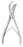Miltex Miltex Rib Shears Stille 8-1/2 Inch Length Surgical Grade Stainless Steel NonSterile Plier Handle Straight Blade Blunt/Blunt - 25-362