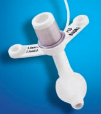 Bivona Aire-Cuf - Tracheostomy Tube V Neck Flange Size 4.5 Cuffed - 65P045