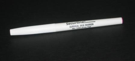Aspen Surgical Products Securline Skin Marker Gentian Violet Tapered Tip Ruler Sterile - 1000-00-PDG