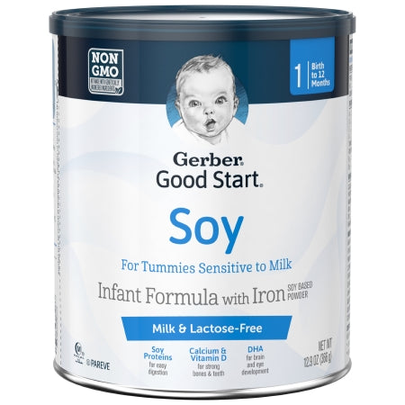 Nestle Healthcare Nutrition Gerber Good Start Supreme Soy DHA & ARA Infant Formula 12.9 oz. Can Powder - 5000035312