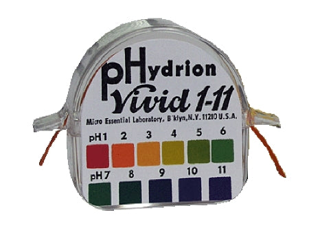 Fisher Scientific Hydrion Vivid pH Paper in Dispenser 1.0 - 11.0 - 1485012J