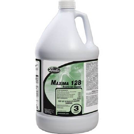 Patterson Medical Supply Maxima 128 Surface Disinfectant Germicidal Liquid Concentrate 1 gal. Jug Sassafras Scent - A6543