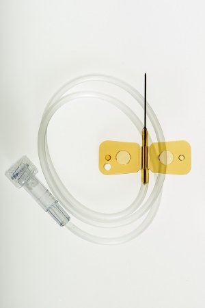 Myco Medical Supplies UNOLOK Infusion Set 25 Gauge 3/4 Inch 12 Inch Tubing Without Port - 7001-25