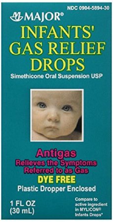 Major Pharmaceuticals Major Infant Gas Relief 40 mg / 0.6 mL Strength Oral Drops 1 oz. - 904589430