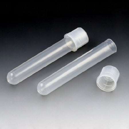 Globe Scientific Test Tube Round Bottom Plain 12 X 75 mm 5 mL Without Color Coding Without Closure Polypropylene Tube - 110406