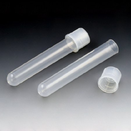 Globe Scientific - Test Tube Round Bottom Plain 12 X 75 mm 5 mL Without Color Coding Without Closure Polypropylene Tube - 110406