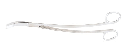 Miltex Miltex Vascular Scissors Satinsky 10 Inch Length Surgical Grade Stainless Steel NonSterile Finger Ring Handle Curved Blade Blunt/Blunt - 25-1280