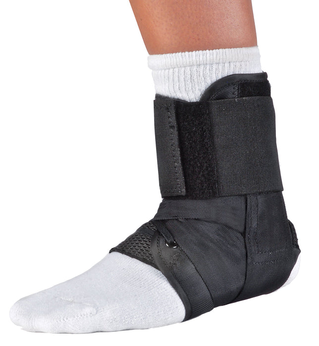 Webly Zap - Ankle Brace Small Lace-Up Male 7-1/2 to 8 / Female 8 to 10 Left or Right Foot - 314-BLK-S