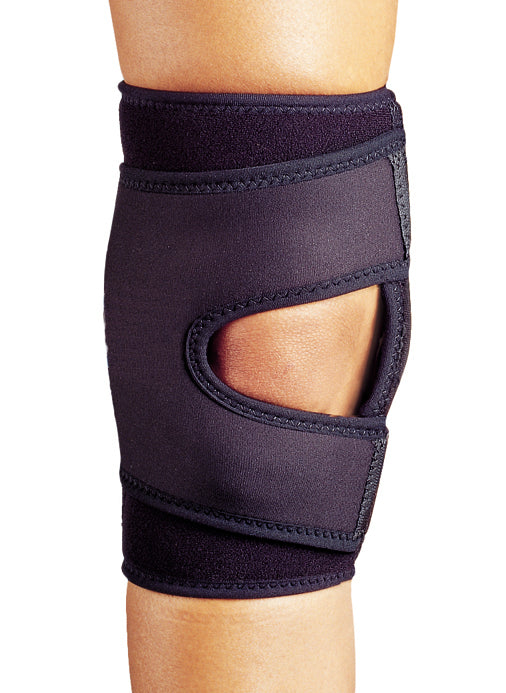Shields - Knee Support Small 12 to 13-1/2 Inch Thigh Circumference 17 Inch Length Left or Right Knee - 5674-BLK-S