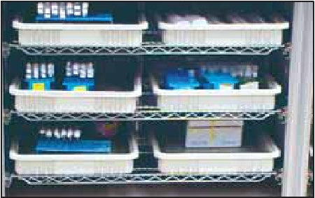 Intermetro Industries Tote Box Divider Short Natural - DS93030NAT