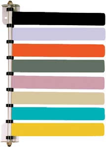 Omnimed Exam Room Signal Flag Wall Mount 4-Flag 4 Inch - 291734