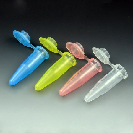 Globe Scientific - Microcentrifuge Tube Conical Bottom Plain 1.5 mL Without Color Coding Snap Cap Polypropylene Tube - 111558
