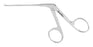 Miltex MeisterHand Micro Ear Forceps 3-1/4 Inch Surgical Grade Stainless Steel (German) NonSterile NonLocking Finger Ring Handle Straight Serrated Alligator Jaws - H19-2081